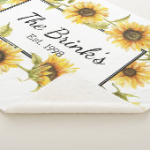 Sunflower Family Sherpa Blanket Deken (3/4)