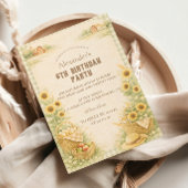 Sunflower Farm Storybook Kids Birthday Kaart