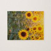 SUNFLOWER FIELD 8X10 JIGSAW PUZZLE LEGPUZZEL (Horizontaal)