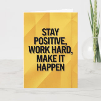 Sunflower Field "BELIEVE" Inspirational Hope Card Kaart