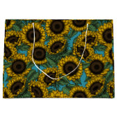 Sunflower field groot cadeauzakje (Voorkant)