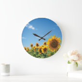 Sunflower field grote klok (Huis)