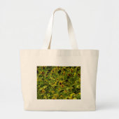 Sunflower field grote tote bag (Voorkant)