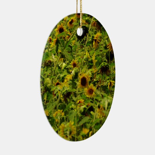 Sunflower field keramisch ornament (Rechts)