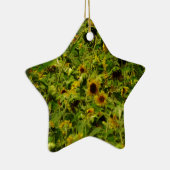 Sunflower field keramisch ornament (Rechts)