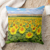 Sunflower field kussen (Deken)