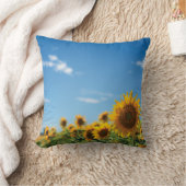 Sunflower field kussen (Deken)