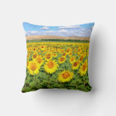 Sunflower field kussen (Achterkant)