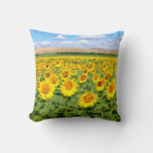 Sunflower field kussen