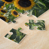 Sunflower field legpuzzel (Zijkant)