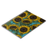 Sunflower field notitieboek (Linkerzijde)