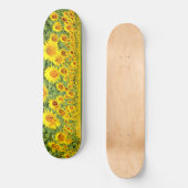 Sunflower field persoonlijk skateboard (Voorkant)