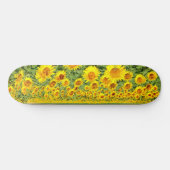 Sunflower field persoonlijk skateboard (Horizontaal)