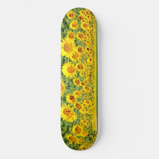 Sunflower field persoonlijk skateboard (Voorkant)