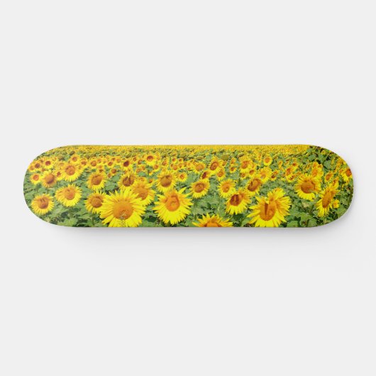 Sunflower field persoonlijk skateboard (Horizontaal)