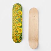 Sunflower field persoonlijk skateboard (Voorkant)
