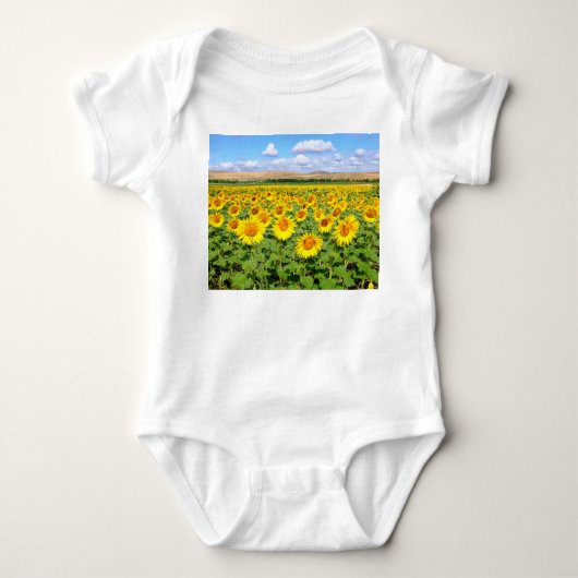 Sunflower field romper (Voorkant)