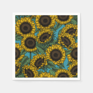 Sunflower field servet