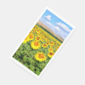Sunflower field servet (Hoek)