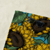 Sunflower field strandlaken (In situ)