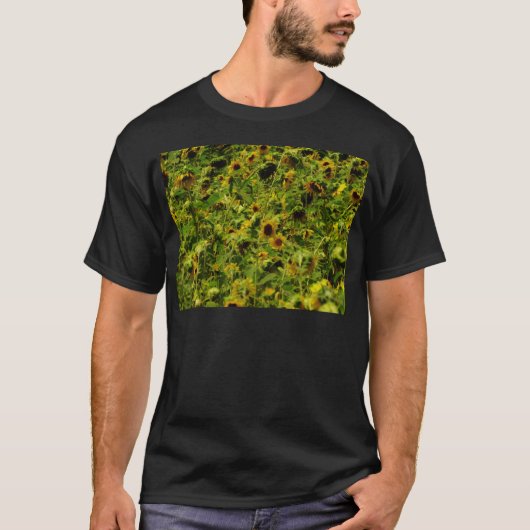 Sunflower field t-shirt (Voorkant)