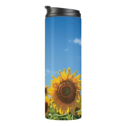 Sunflower field thermosbeker (Geroteerd rechts)