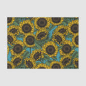 Sunflower field tissuepapier (Voorkant)
