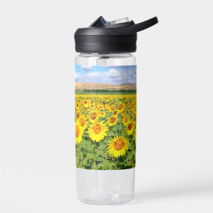 Sunflower field waterfles