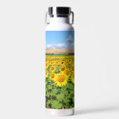 Sunflower field waterfles (Voorkant)