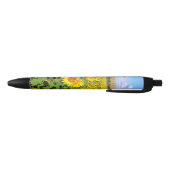 Sunflower field zwarte inkt pen (Bodem)
