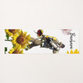 Sunflower Fireman Yoga Mat (Achterkant (horizontaal))