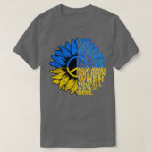 Sunflower Flag Ukraine Peace Support Ukraine Sunfl T-shirt (Design voorkant)