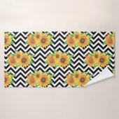 Sunflower Floral Arrangement Classes Badhanddoek (Badhanddoek)