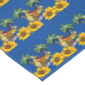 Sunflower Floral Dinosaur Tablecloth Tafelkleed (Gekanteld)