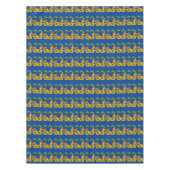Sunflower Floral Dinosaur Tablecloth Tafelkleed (Voorkant)