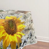 Sunflower Floral DinosaurTablecloth Tafelkleed (Voorbeeld)