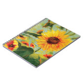 Sunflower Floral Journal Notitieboek (Linkerzijde)
