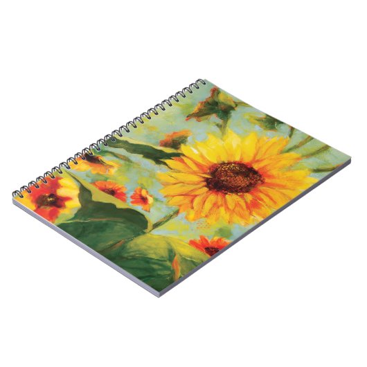 Sunflower Floral Journal Notitieboek (Linkerzijde)