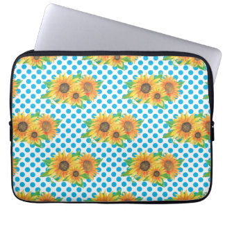 Sunflower Floral Outfits Laptop Sleeve