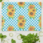 Sunflower Floral Outfits Theedoek (Gevouwen)