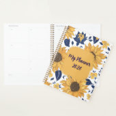 Sunflower Floral Planner Cover (Display)