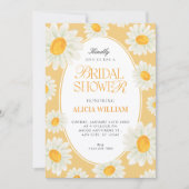 Sunflower Floral seamless pattern bridal shower Kaart (Voorkant)