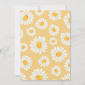 Sunflower Floral seamless pattern bridal shower Kaart (Achterkant)