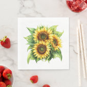 Sunflower Floral Servet (Insitu)