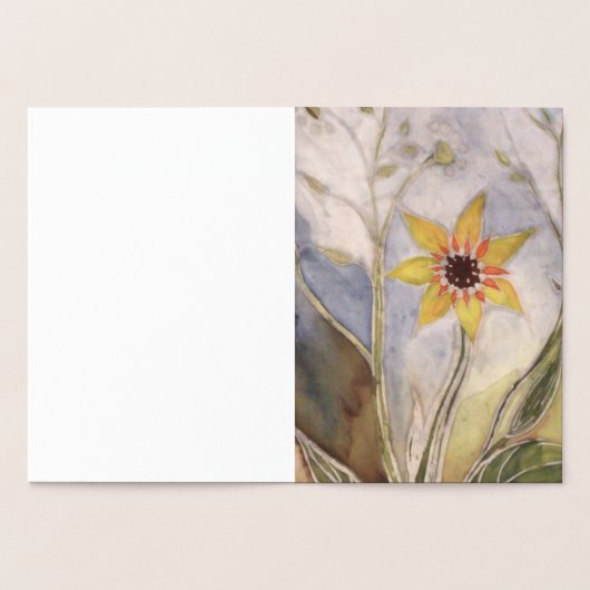 Sunflower Folie Kaarten (Binnen)