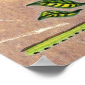 Sunflower Folk Pattern Poster (Hoek)