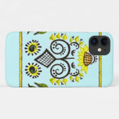 Sunflower Folk Pattern van Alexandra Cook Case-Mate iPhone Case (Achterkant (horizontaal))