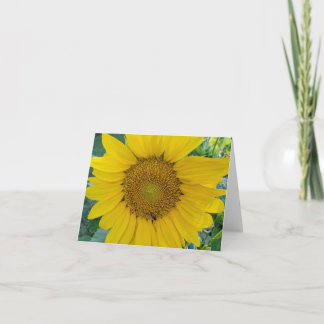Sunflower Foto Notitiekaartje