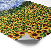 "Sunflower Galaxy" door Thom Glace Poster (Hoek)