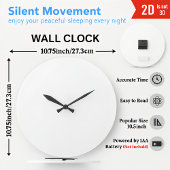 Sunflower Garden Basket Wooden Wall Clock Grote Klok